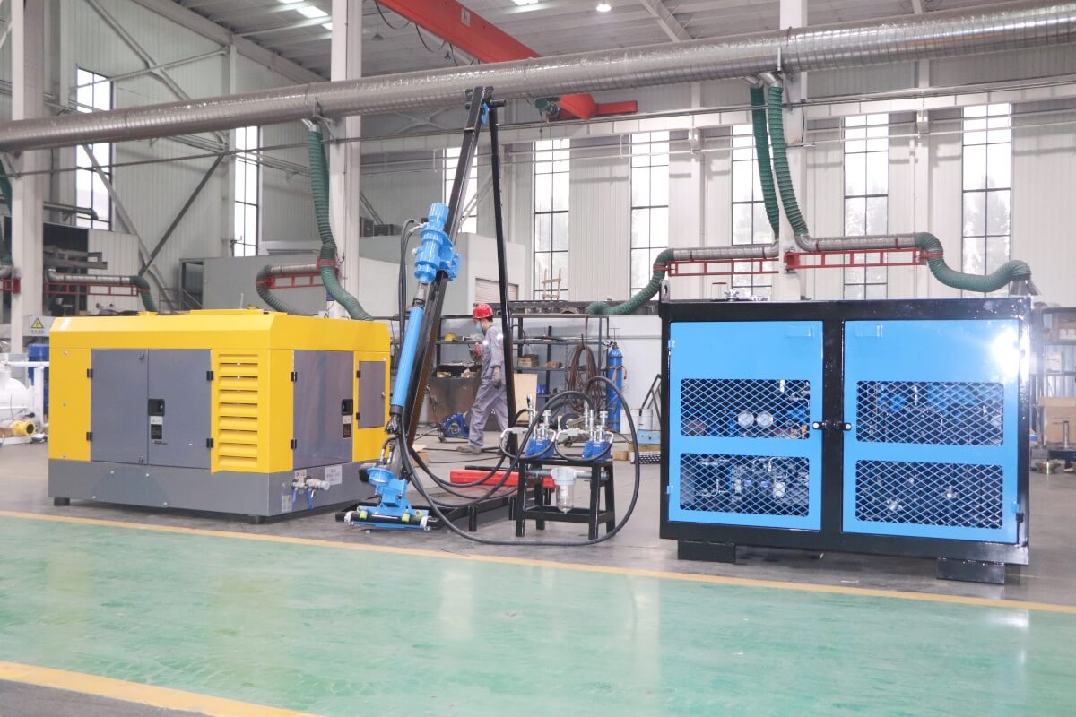 DTH drilling rig