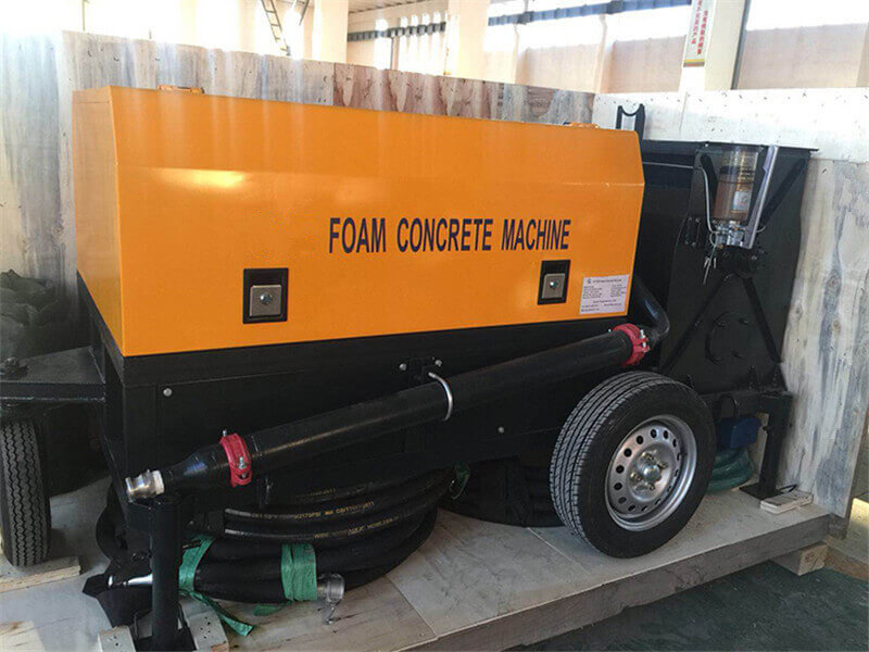 duplex foam concrete machine