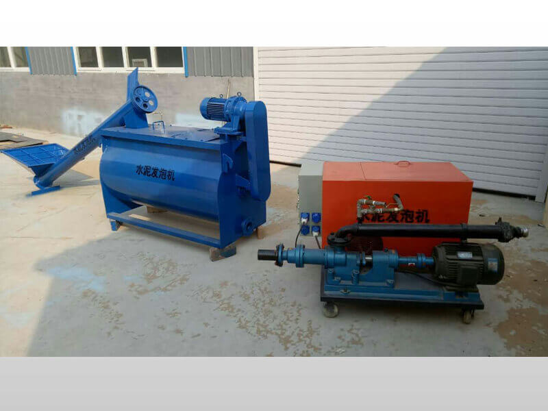 foam cement machine for roof construction