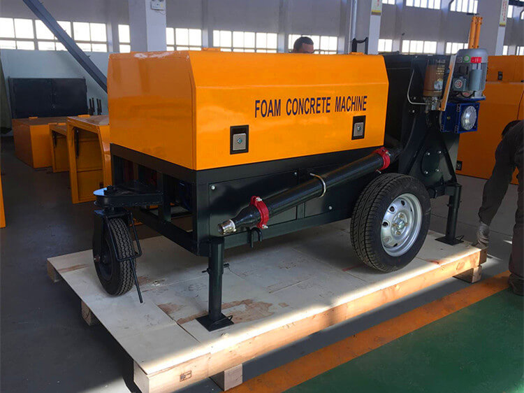 small foam concrete machine