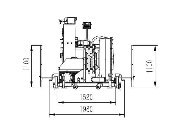 Foam concrete backfill equipment details