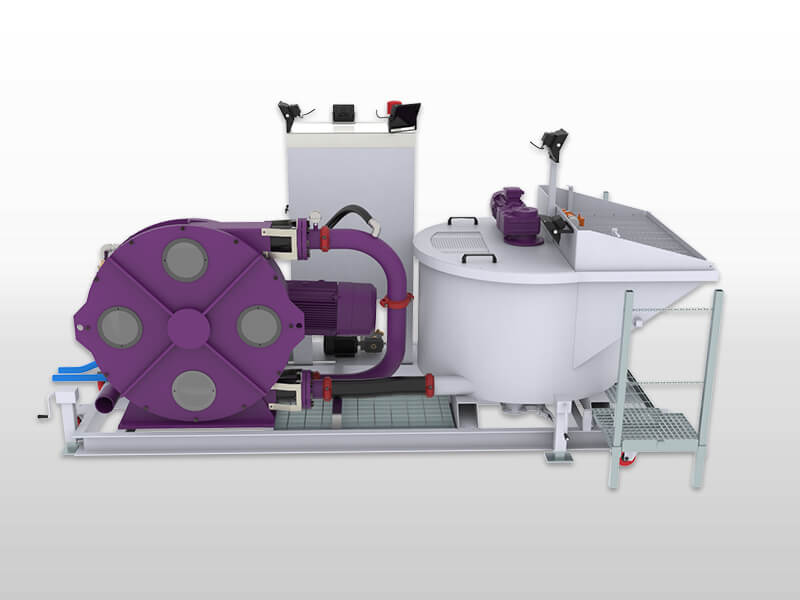 foam concrete backfill machine