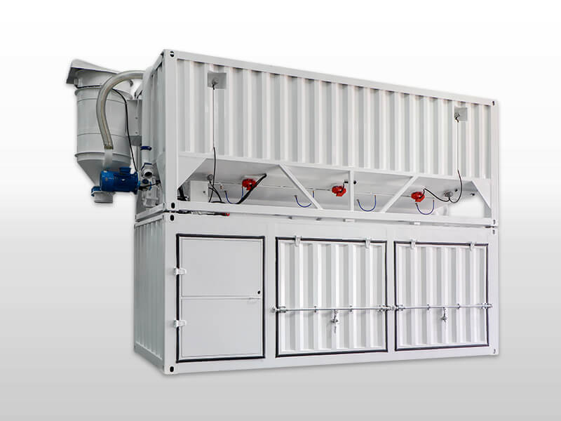 Automatic bentonite grout mixing plant