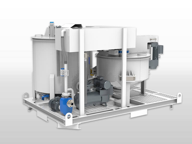 cement grout mixer with agitator 
