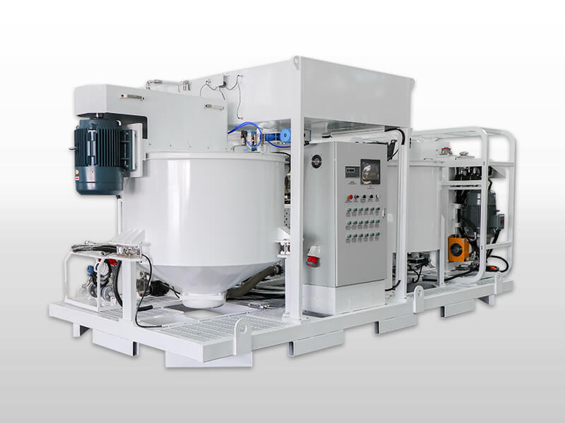 Automatic mixing and injection station