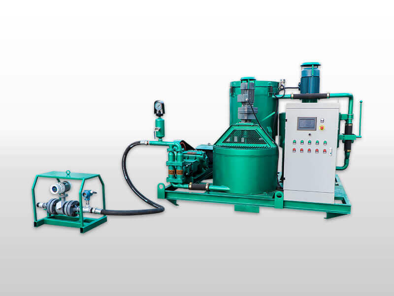 cement slurry grout mixing station