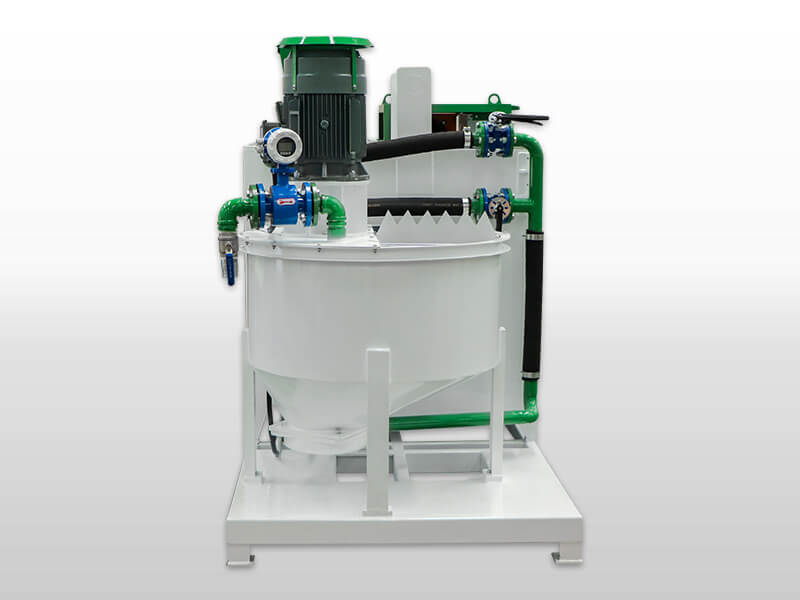 Automatic bentonite injection plant