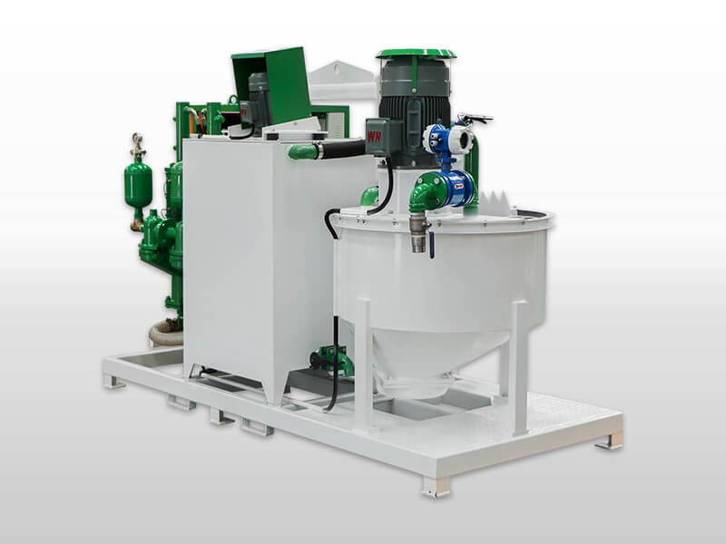 Automatic bentonite injection station