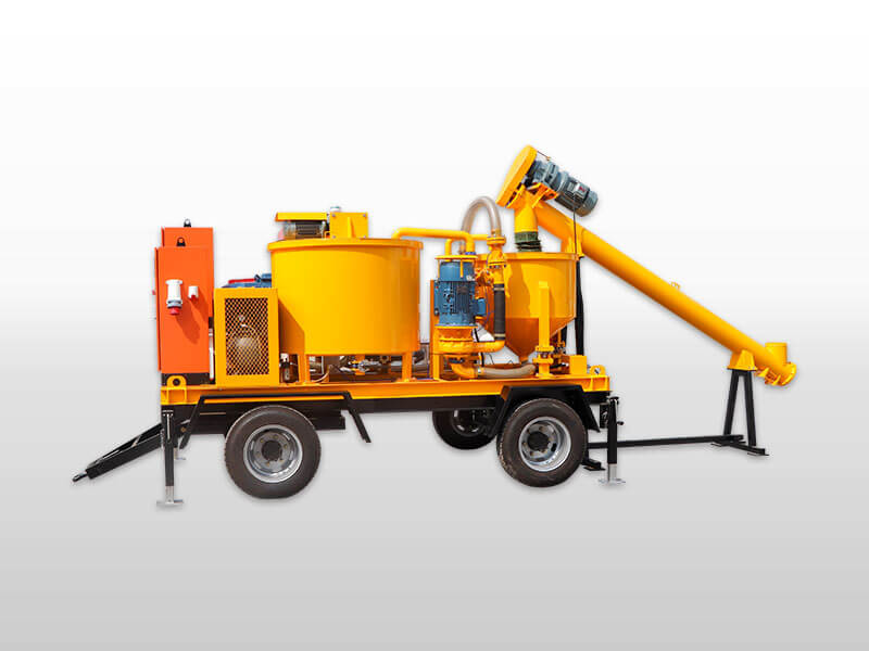 automatic mobile grouting plant
