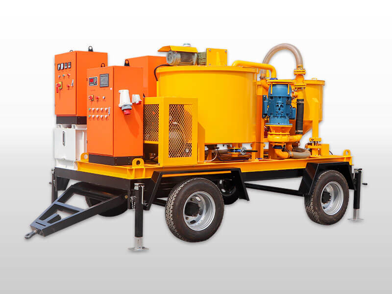 fully automatic mobile grouting plant