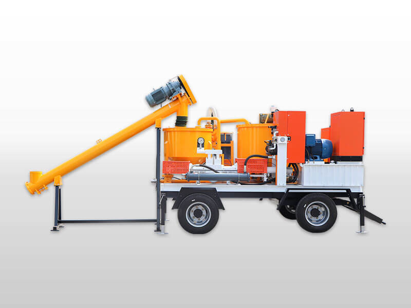 mobile grouting plant