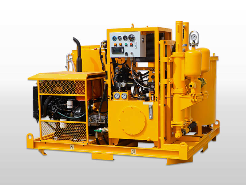 diesel engine grout mixer pump