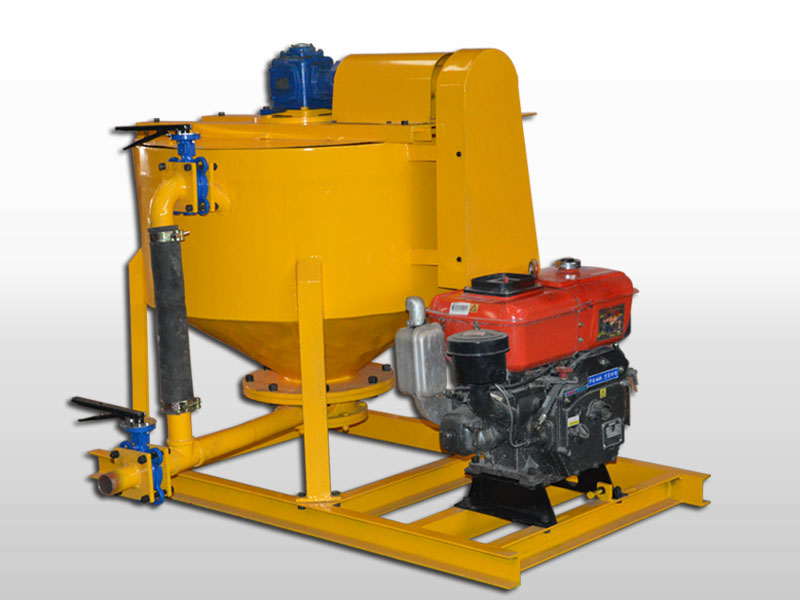 high speed diesel grout mixer agitator