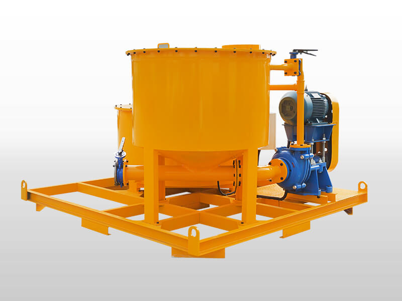 colloidal grout mixer and agitator