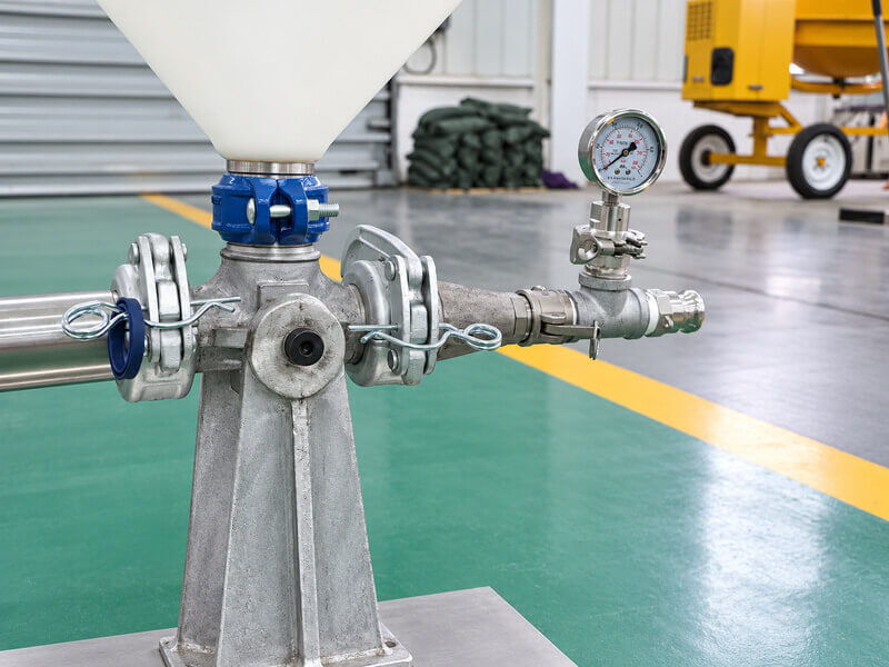 Grout Pump Outlet Assembly