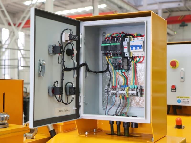 Electrical control box wiring
