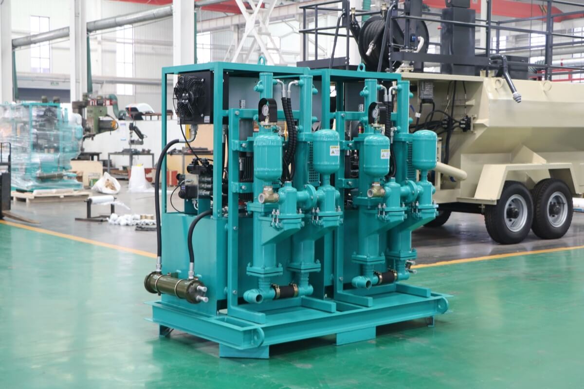 dual plunger grout injection pump