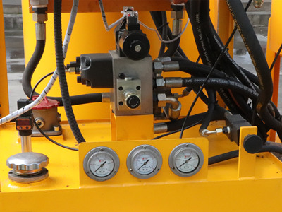 Hydraulic system of injection grouting system