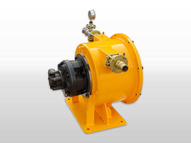 Hydraulic motor single roller hose pump