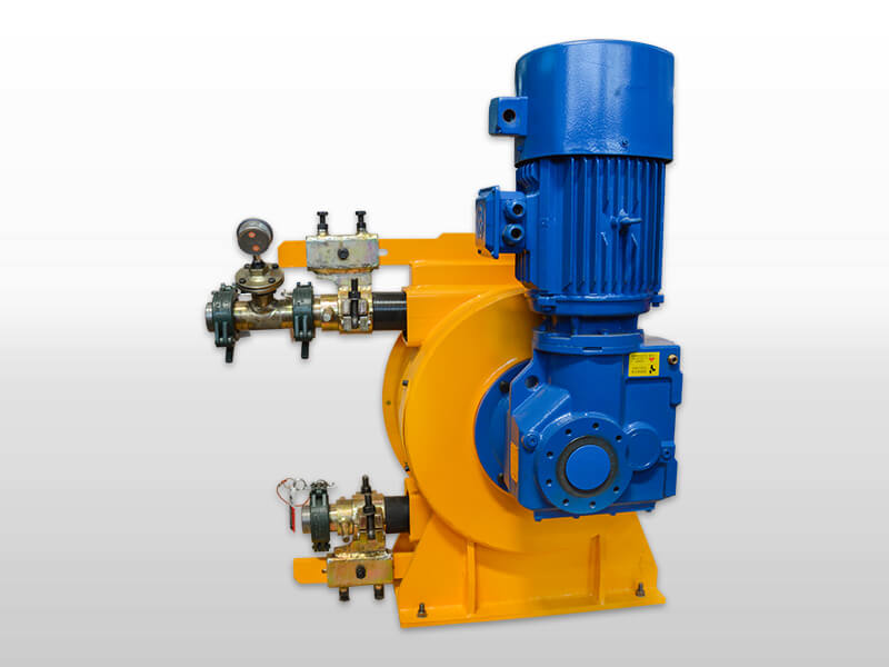 peristaltic squeeze hose pump for conveying concrete