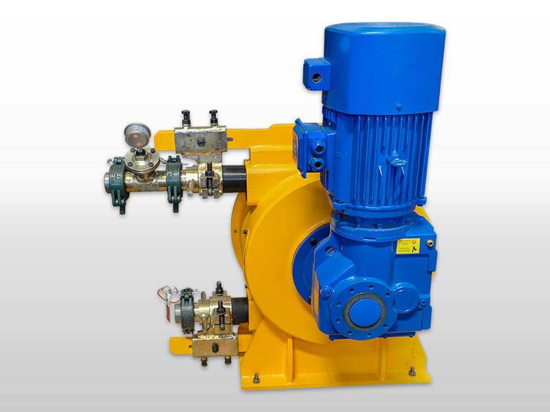 peristaltic squeeze hose pump for conveying mortar