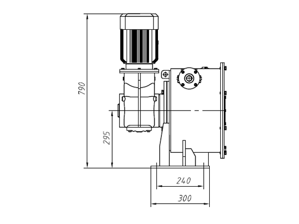 single roller hose pump design details