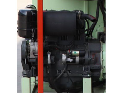 Diesel engine with air cooling