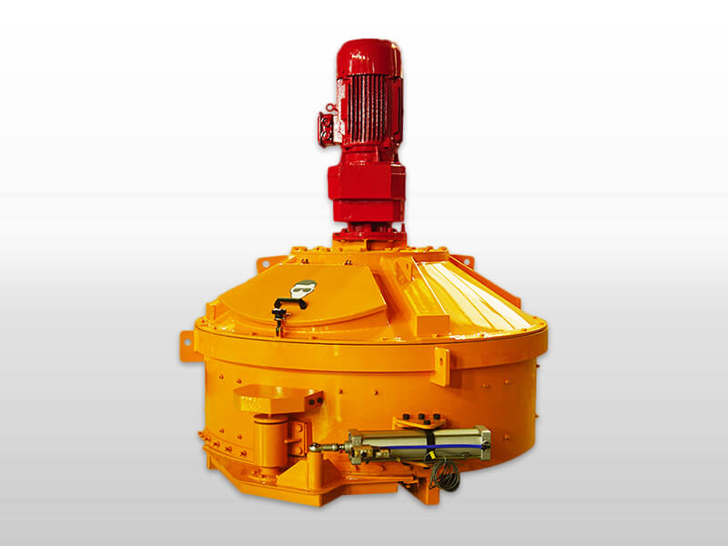 pneumatic discharge planetary concrete mixer