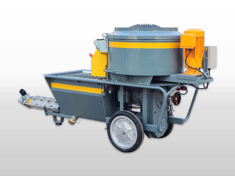 screw pump plastering machine with mixer