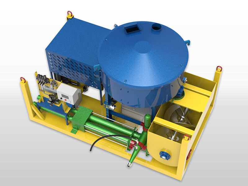 Self-levelling floor screed pump