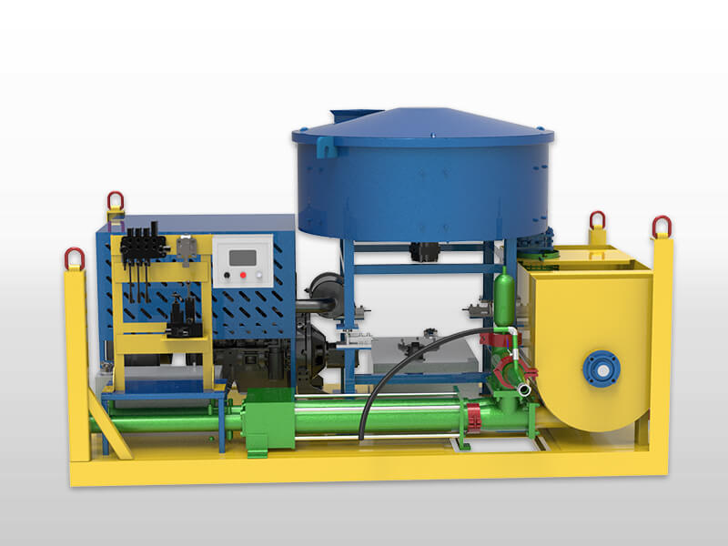 Self levelling screed mixing conveying machine