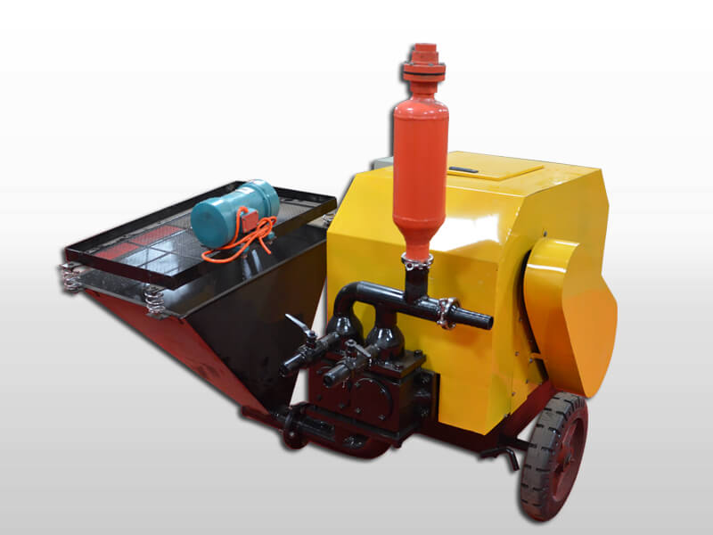 double piston wall plastering machine