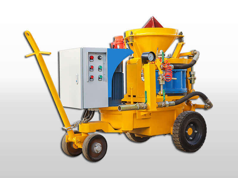 electric motor refractory gunning machine