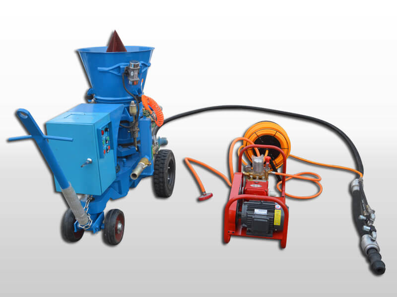 refractory gunite machine