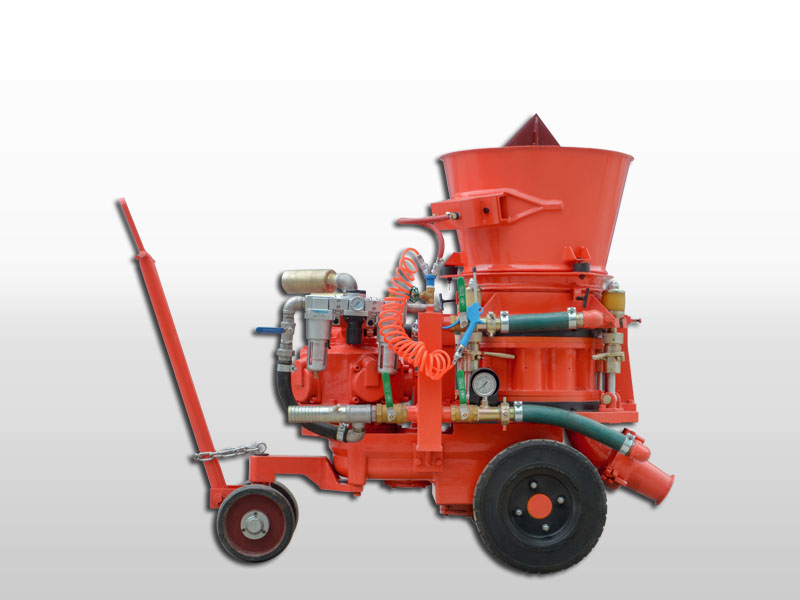 refractory gunning machine for cement factory