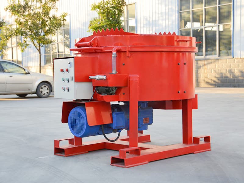 pan mixer for refractory