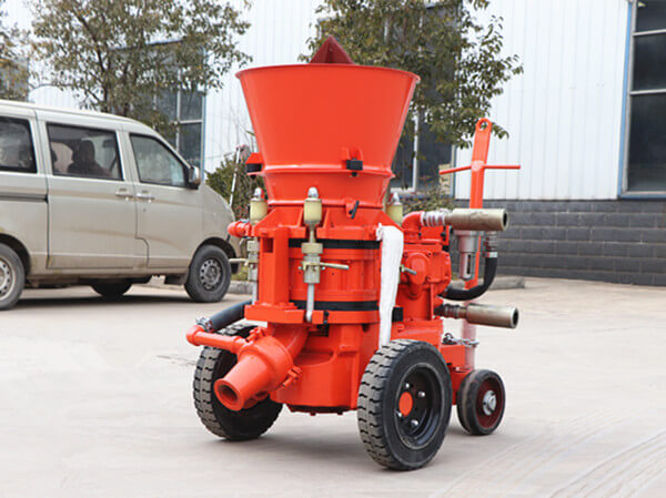 1.5~3m3/h air motor dry mix gunite machine for sale