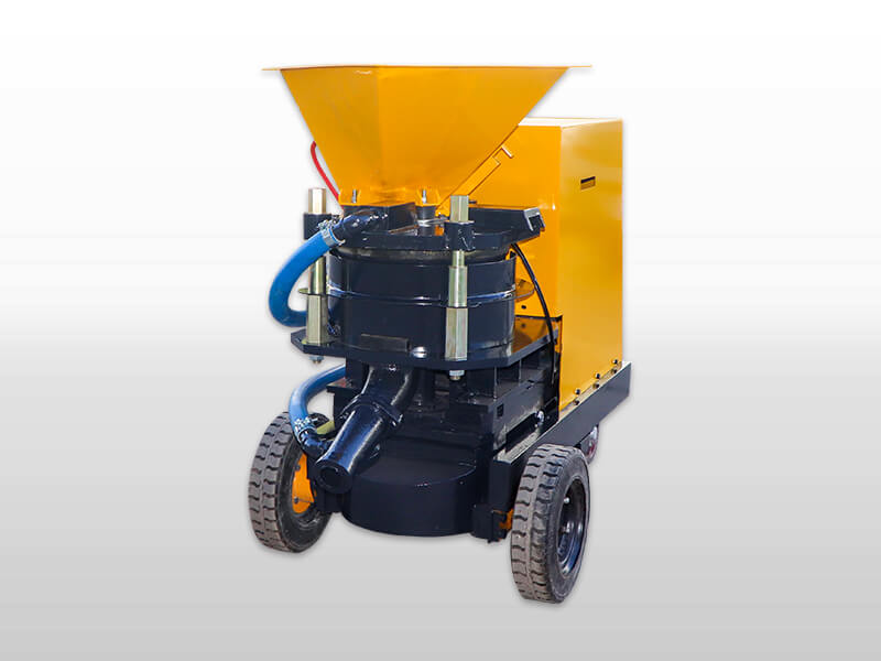 wet and dry concrete spraying and conveying machine