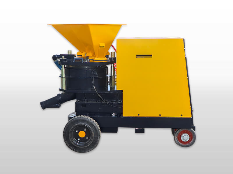 wet and dry concrete spraying machine