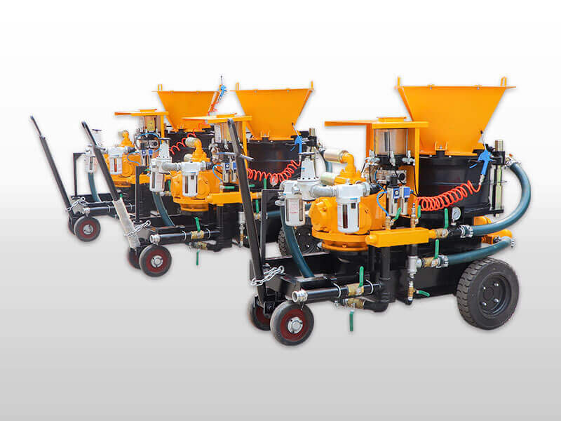 dry wet mix shotcrete machine