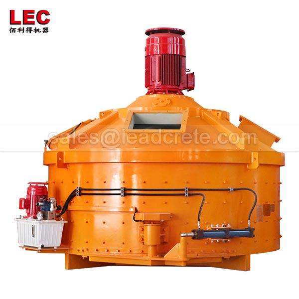 Planetary concrete mixer for mixing castable