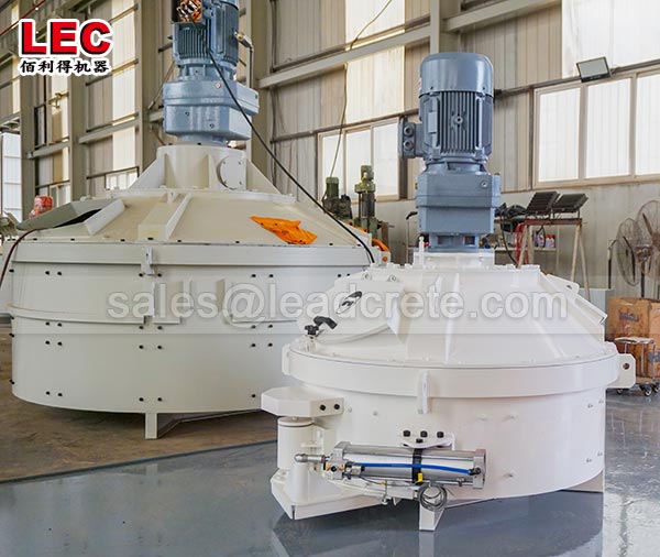 electric engine concrete pan mixer machine