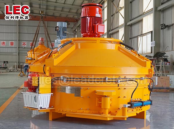 Electric engine machine for concrete mixing