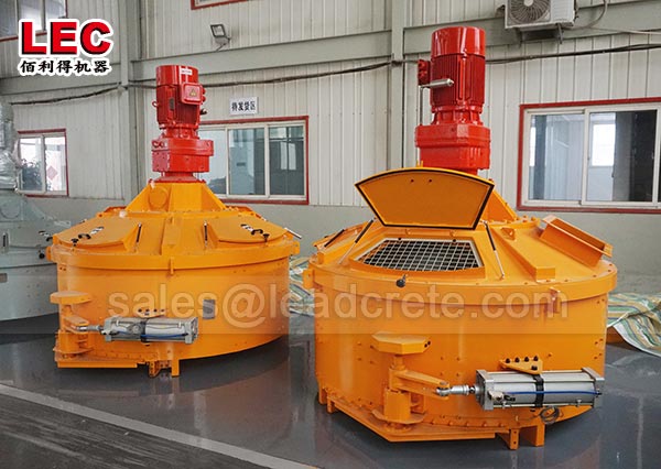 Electrical planetary concrete mixer