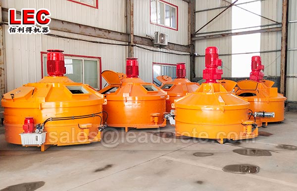 Hydraulic system concrete pan mixer manufacturers