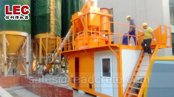 Big capacity planetary concrete mixer