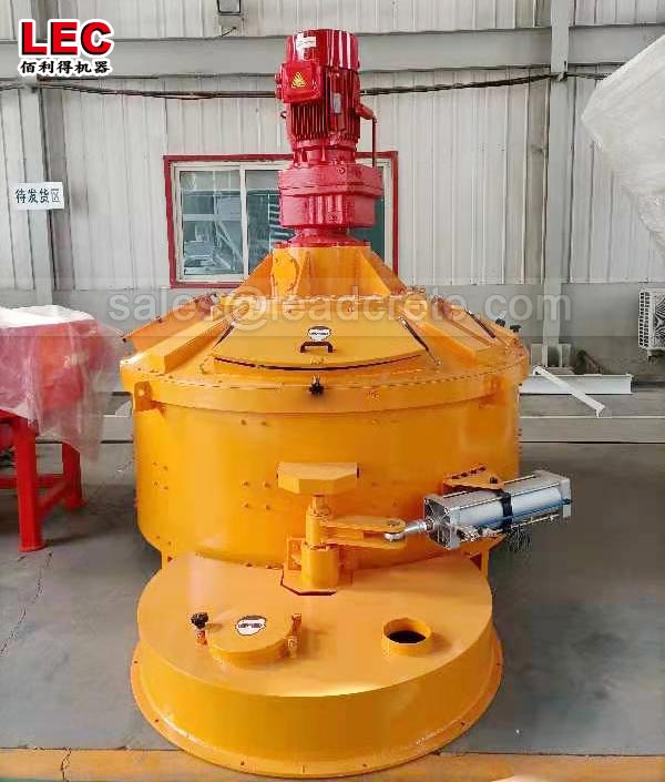 1.5m3 pan concrete mixer