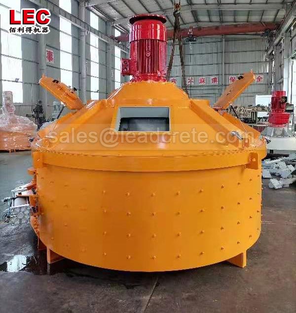 1000 liter concrete pan mixer