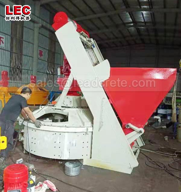 1m3 output capacity ready mixed concrete planetary mixer with hydraulic discharging price