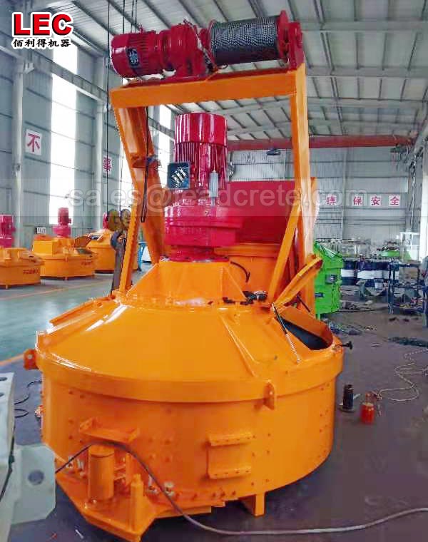 1m3 pan concrete mixer